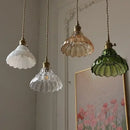 GobekUsa LED Wall Lights Modern Nordic Pull Chain Glass Bedroom Lamp