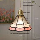 GobekUsa Brass LED Pendant Light with Adjustable Glass & Wood Hang Lamp