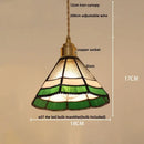 GobekUsa Brass LED Pendant Light with Adjustable Glass & Wood Hang Lamp