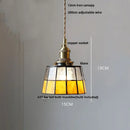 GobekUsa Brass LED Pendant Light with Adjustable Glass & Wood Hang Lamp