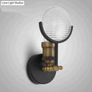 GobekUsa Modern Art Deco Glass LED Wall Lamp Sconce for Bedroom Foyer lighting Corridor Luminaire E27