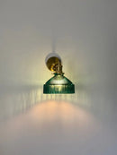 GobekUsa Glass Shade Modern LED Indoor Wall Sconce Lamp With Switch