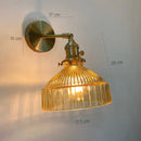 GobekUsa Glass Shade Modern LED Indoor Wall Sconce Lamp With Switch