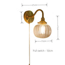 GobekUsa Glass Decor Wall Sconce Lamp Lighting for Bedroom Living Room