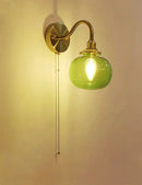 GobekUsa Glass Decor Wall Sconce Lamp Lighting for Bedroom Living Room