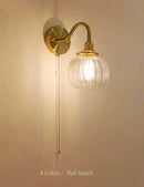 GobekUsa Glass Decor Wall Sconce Lamp Lighting for Bedroom Living Room