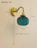 GobekUsa Glass Decor Wall Sconce Lamp Lighting for Bedroom Living Room