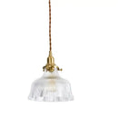 GobekUsa Glass LED Pendant Lamp: Modern Copper Nordic Indoor Lighting for Home, Coffee, Bedroom & Living Room