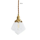 GobekUsa Glass LED Pendant Lamp: Modern Copper Nordic Indoor Lighting for Home, Coffee, Bedroom & Living Room