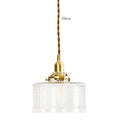 GobekUsa Glass LED Pendant Lamp: Modern Copper Nordic Indoor Lighting for Home, Coffee, Bedroom & Living Room