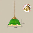 GobekUsa Glass LED Pendant Lamp: Modern Copper Nordic Indoor Lighting for Home, Coffee, Bedroom & Living Room