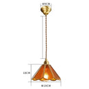 GobekUsa Glass LED Pendant Lamp: Modern Copper Nordic Indoor Lighting for Home, Coffee, Bedroom & Living Room