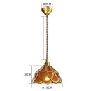 GobekUsa Glass LED Pendant Lamp: Modern Copper Nordic Indoor Lighting for Home, Coffee, Bedroom & Living Room