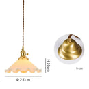 GobekUsa Glass LED Pendant Lamp: Modern Copper Nordic Indoor Lighting for Home, Coffee, Bedroom & Living Room