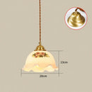 GobekUsa Glass LED Pendant Lamp: Modern Copper Nordic Indoor Lighting for Home, Coffee, Bedroom & Living Room