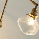 GobekUsa Brass Swing Arm LED Wall Light Fixture with Rotatable Arms & Pull Chain Switch