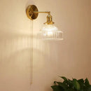 GobekUsa Glass Shade LED Wall Lamp Switched Nordic Light for Luxury Living Room