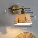 GobekUsa Ceramic Knob Switch Wall Light by IWHD - Modern LED Sconce for Bedroom, Hallway & Bathroom