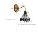 GobekUsa Butterfly Glass LED Wall Light with Copper Arm for Home Decor.