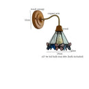 GobekUsa Butterfly Glass LED Wall Light with Copper Arm for Home Decor.