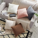 Vintage cable knit double cushion cover bedroom throw pillows by Decorbites