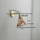 GobekUsa Ceramic Copper LED Wall Light with Pull Chain Switch for Modern Nordic Home Decor