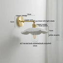 GobekUsa Ceramic Copper LED Wall Light with Pull Chain Switch for Modern Nordic Home Decor