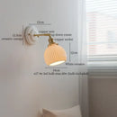 GobekUsa Ceramic LED Wall Lamps - Minimalist Modern Nordic Design for Living Room, Bedroom, Mirror