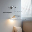 GobekUsa Ceramic LED Wall Sconce Pull Chain Switch Mirror Light Fixture
