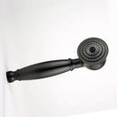 Vintage chrome and white ceramic shower hand holder bathroom accessory by Decorbites