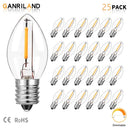 Vintage clear glass dimmable led night light bulbs bedroom warm white by Decorbites