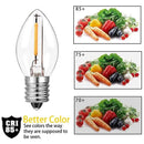Vintage clear glass dimmable led night light bulbs bedroom warm white by Decorbites