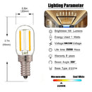 Vintage clear glass led filament night bulb bedroom dimmable light by Decorbites