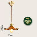 GobekUsa Glass Lamp LED Pendant Light Fixture with Copper Socket for Nordic Modern Home Decor