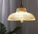 GobekUsa Glass Lamp LED Pendant Light Fixture with Copper Socket for Nordic Modern Home Decor