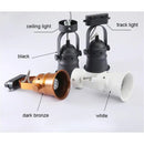 Vintage copper & black gu10 led track light kitchen spotlight by Decorbites