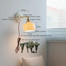 GobekUsa Ceramic LED Wall Lamp Bedroom Kitchen Bathroom Mirror Bedside Stair Light
