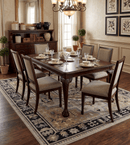Camel Hand Knotted Wool Area Rug - Vintage Distressed Heriz Style