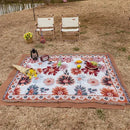 GobekUsa Bohemian Cotton Plaid Sofa Blanket - Anti-Slip Knitted Decorative Home Cover