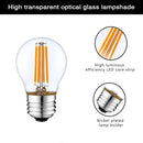 Vintage edison clear glass led globe bulb bedroom dimmable light by Decorbites