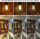 Vintage edison clear glass led globe bulb bedroom dimmable light by Decorbites