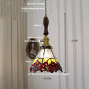 GobekUsa Glass Brass Pendant Lamp Adjustable Wire LED Dining Room Kitchen Bar Balcony Decor