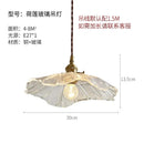 Vintage Flower Glass Pendant Light Fixture
