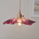 Vintage Flower Glass Pendant Light Fixture