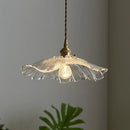 Vintage Flower Glass Pendant Light Fixture