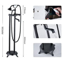 GobekUsa Gold Tub Sink Faucet with Handshower - Freestanding Bath Mixer Tap