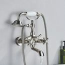 GobekUsa Golden Black Bathtub Faucet with Hand Shower and Rotate Spout
