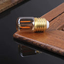 Vintage gold dimmable led tubular bulb 6 pack bedroom lighting by Decorbites