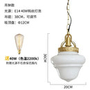 GobekUsa Gold Lustre Glass Pendant Light LED E14 for Restaurant Bar Bedroom