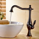 GobekUsa Golden Basin Faucet Single Handle Brass Mixer Tap for Bathroom and Kitchen